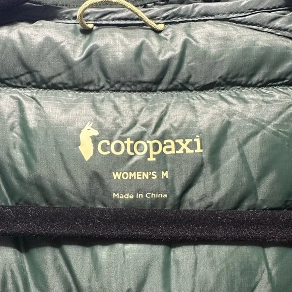 Cotopaxi Fuego Down Hooded Jacket - Cargo Stripes. Women’s Medium Size. NWT - Picture 6 of 6